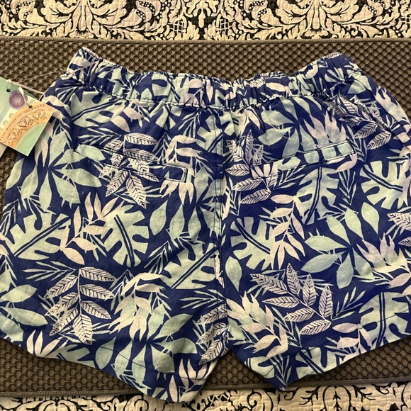 NWT Singred Olsen Linen drawstring shorts S - Picture 1 of 5